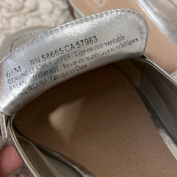 Silver metallic BP mules - Picture 6 of 6